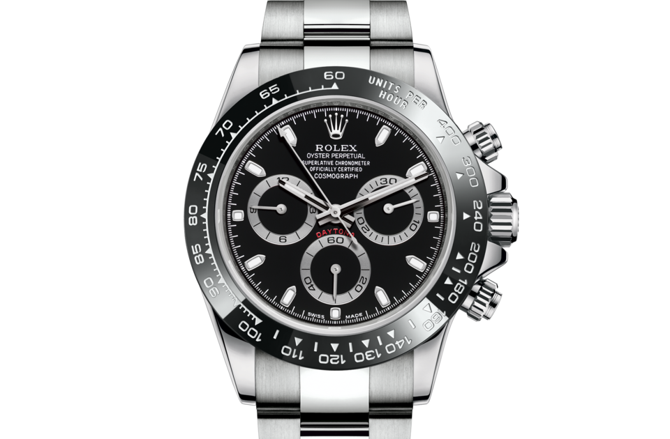 stainless steel daytona watch