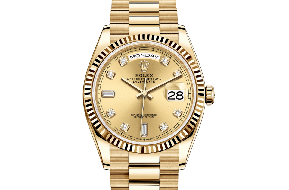 rolex day date gold oyster