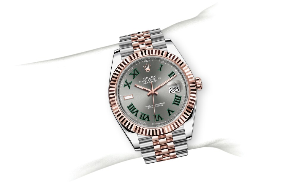 rolex oyster 41mm oystersteel and everose gold price