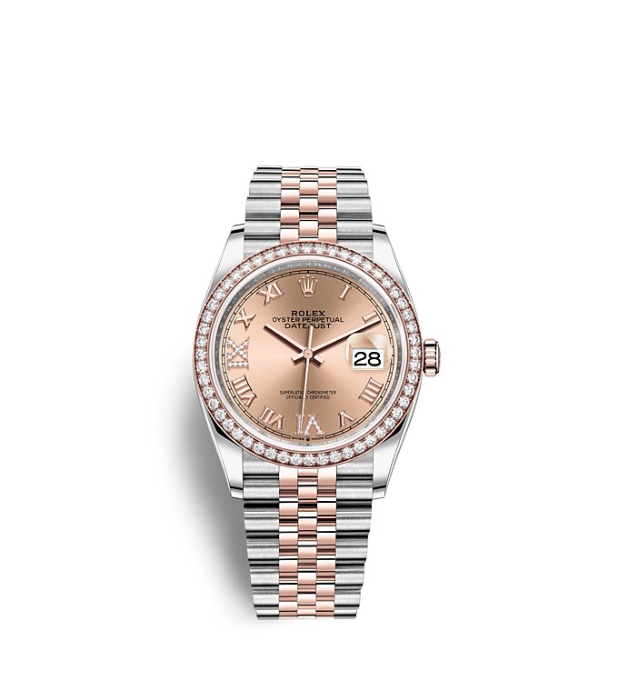Rolex Datejust in Oystersteel and gold 