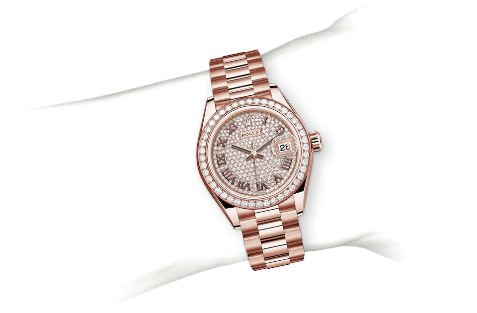 Lady datejust clearance everose gold