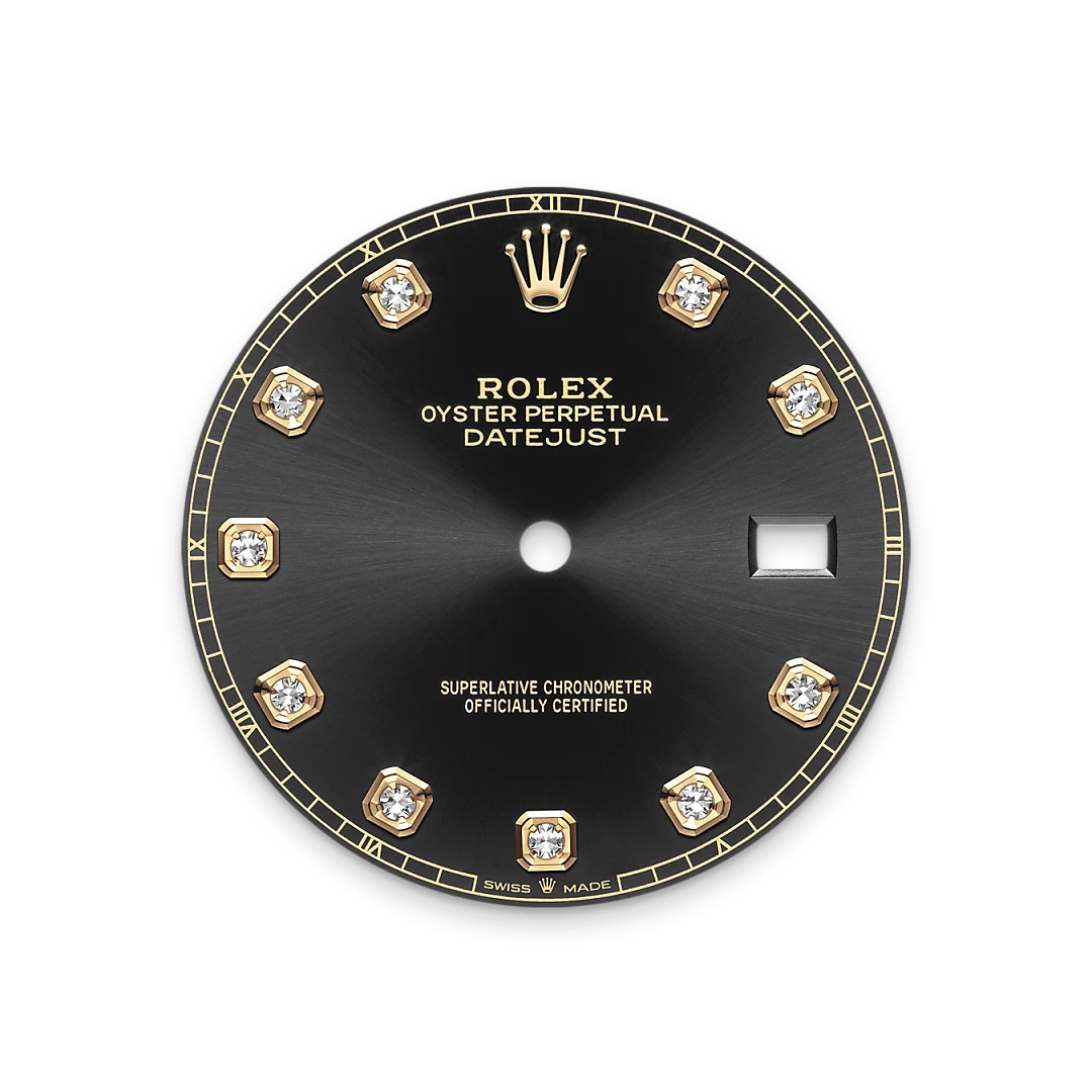 Rolex Bright black dial