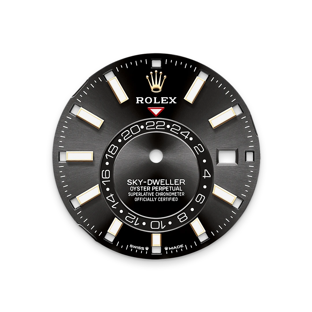 Rolex Bright black dial