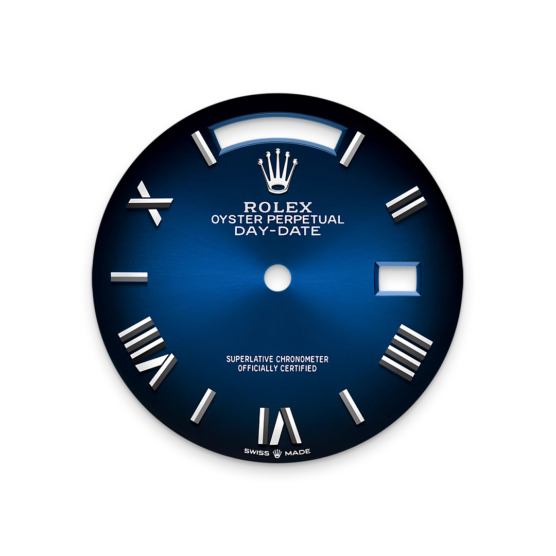 Blue ombré dial