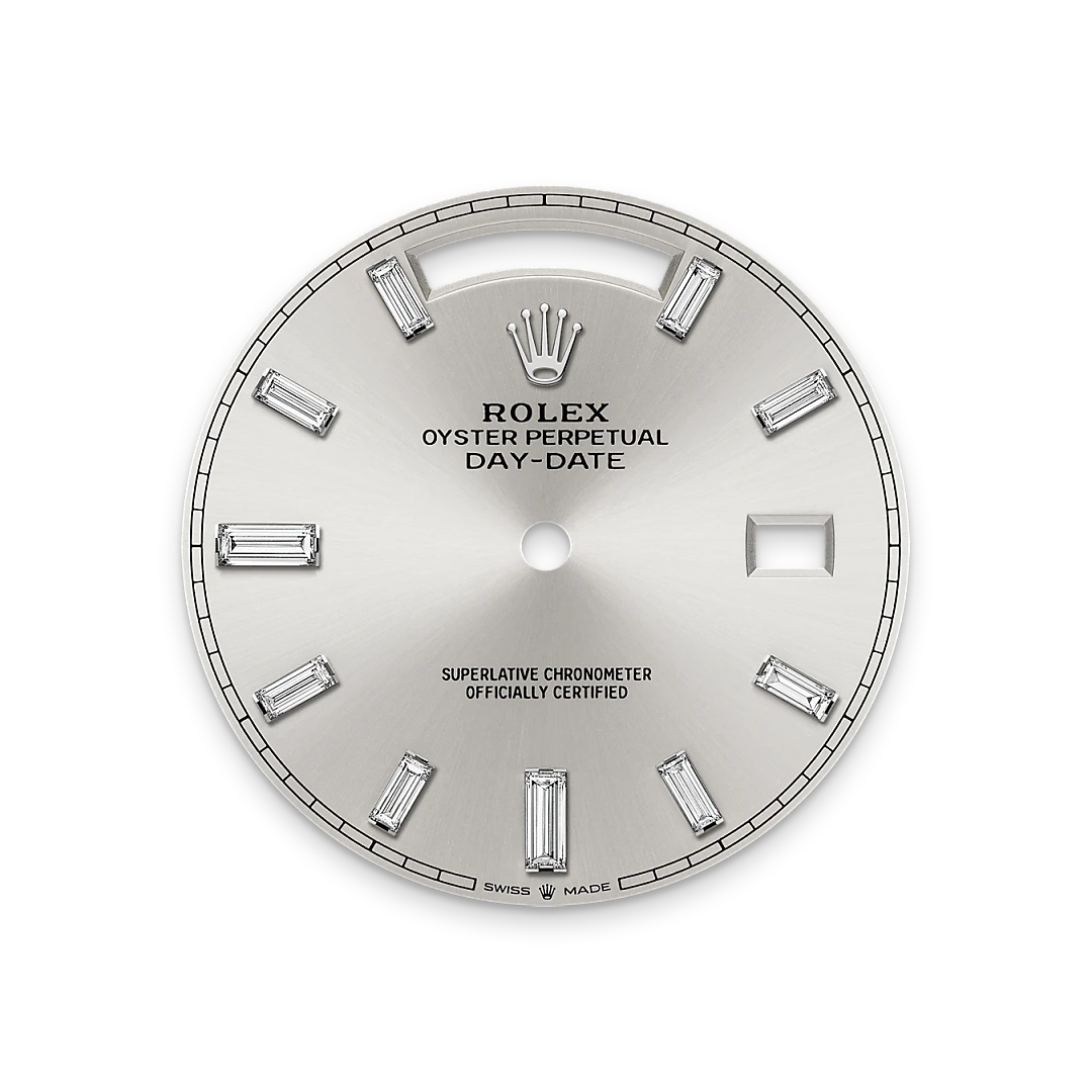 Silver dial