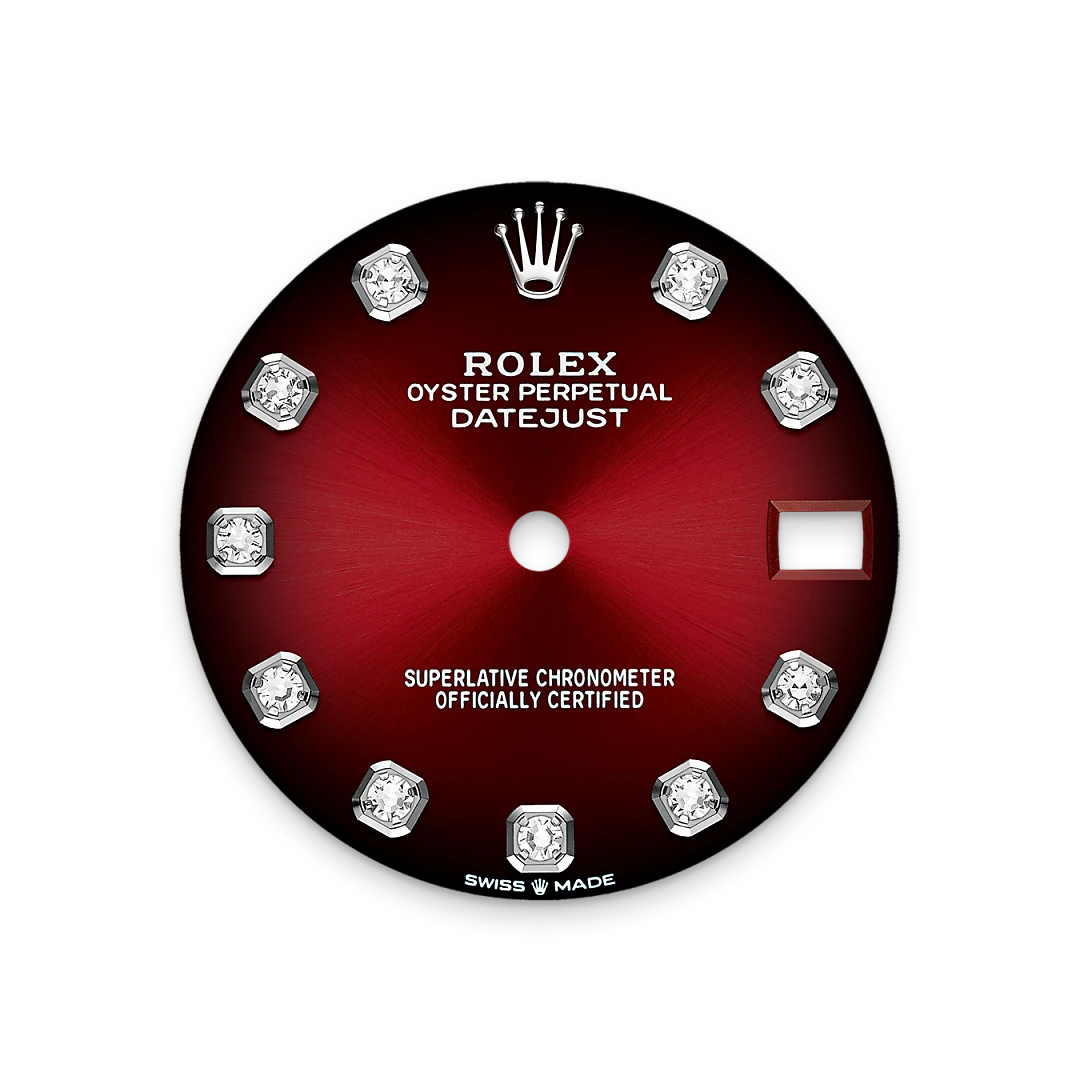 Red ombré dial