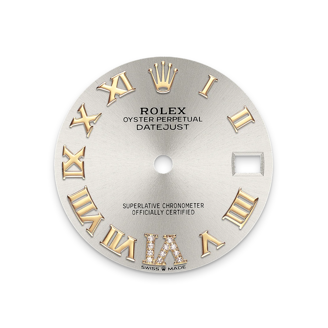 Silver dial