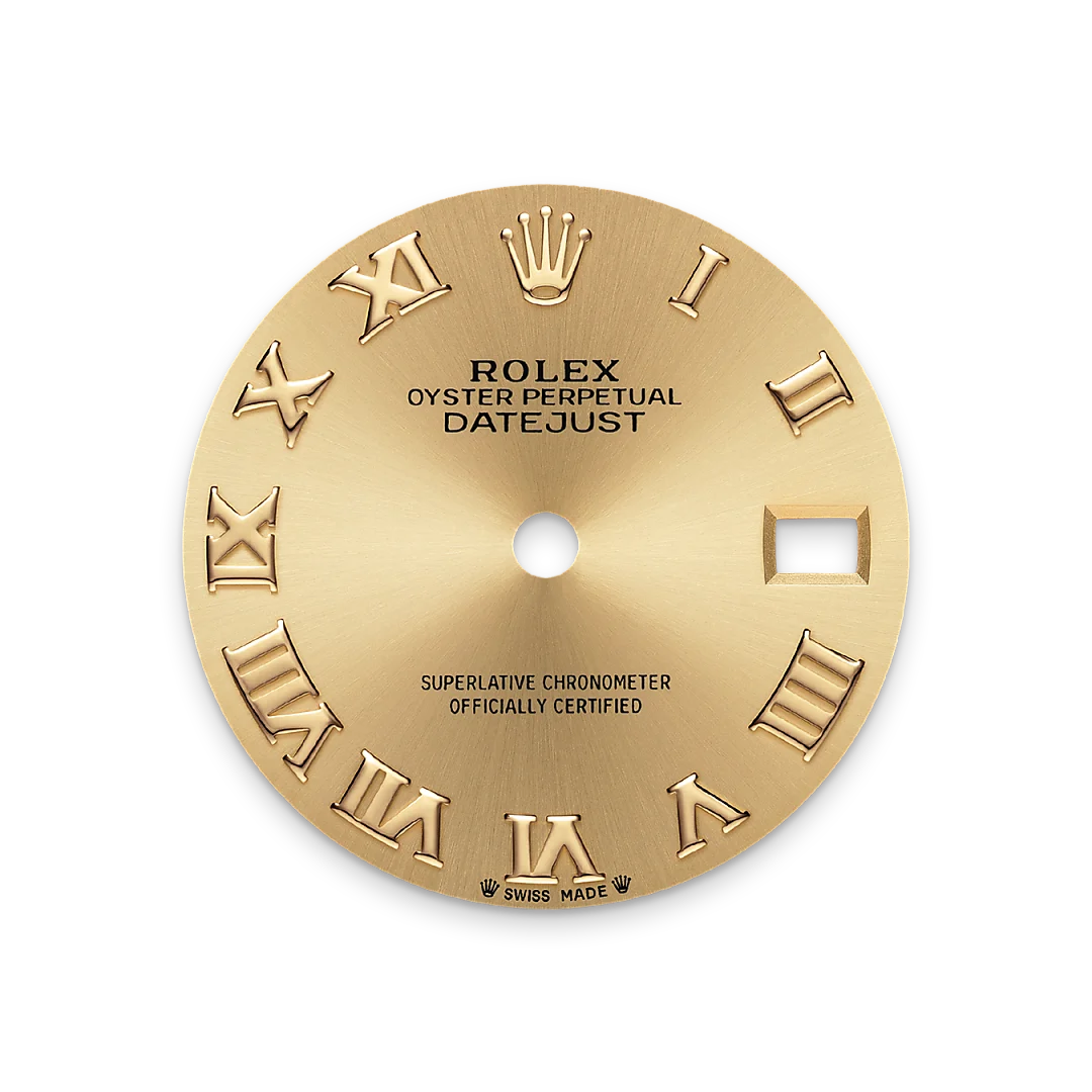 Champagne-colour dial